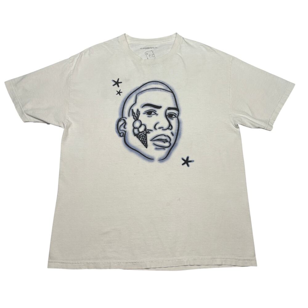 Superrradical Graffiti Airbrushed G*cci Mane Portrait Tee Shirt XL